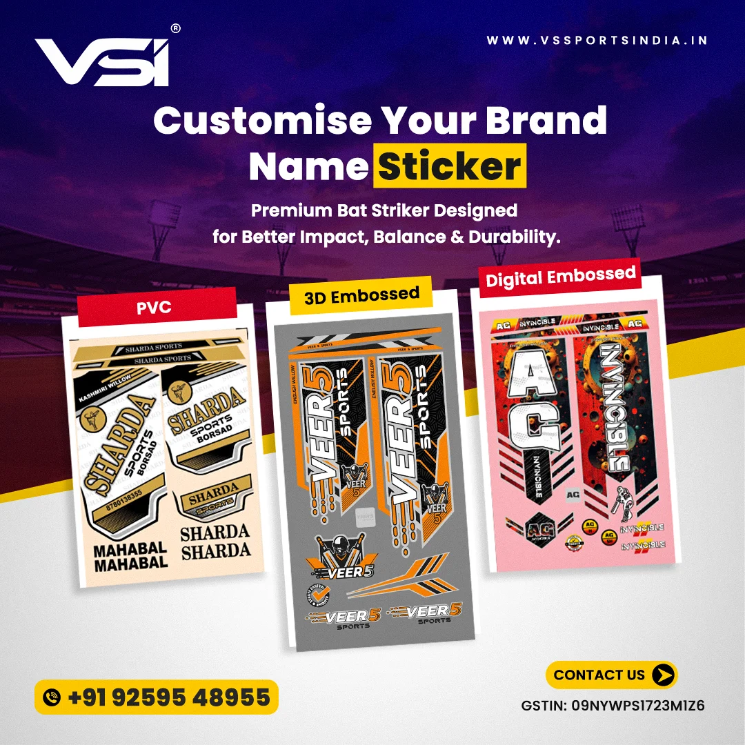 Cricket Bat Stickers