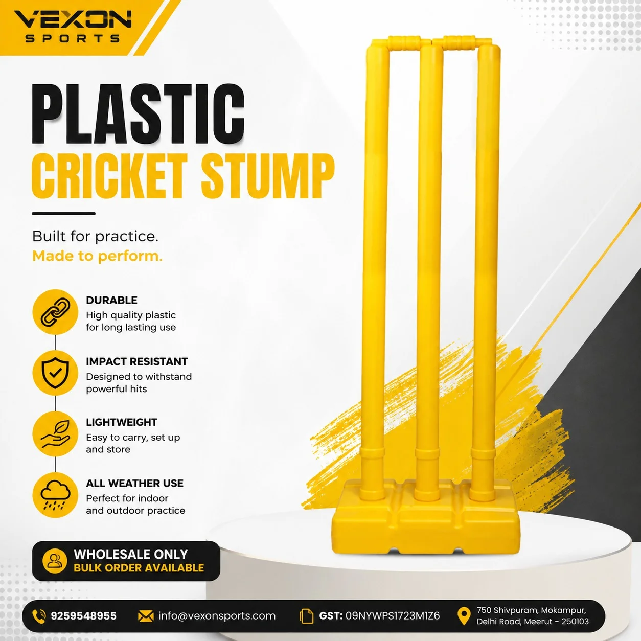 Plastic Cricket Stumps